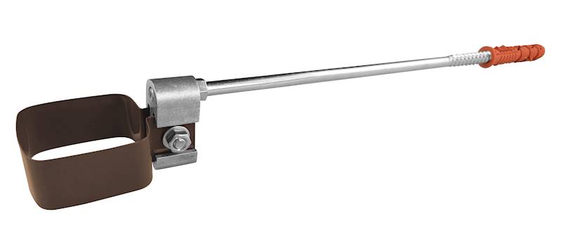 OBEJMA RURY SPUSTOWEJ RK65 45X45 MM DŁ KOŁKA 25CM 8019