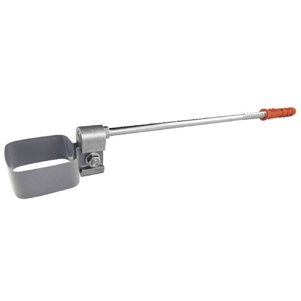 OBEJMA RURY SPUSTOWEJ RK65 45X45 MM DŁ KOŁKA 25CM 7037