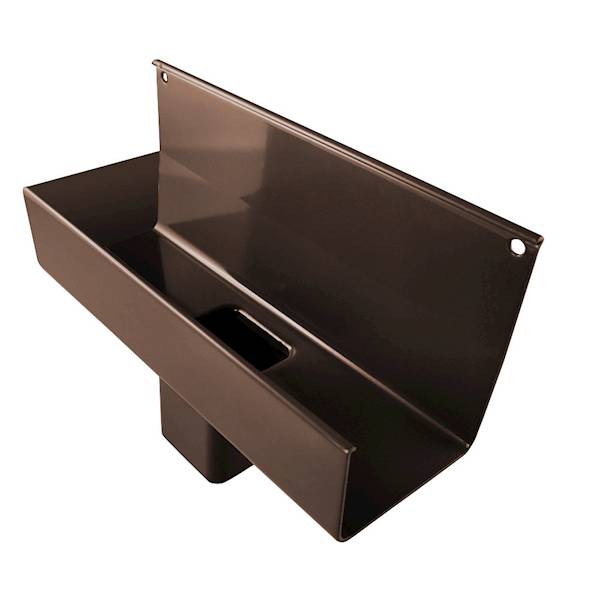 LEJ SPUSTOWY RK65 DŁ.20CM KRÓCIEC SPUSTU 45X45MM ZAŚLEPIONY PRAWY 8019