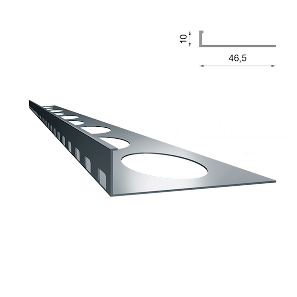 PROFIL SCHODOWY PROSTY SZ10 200CM ALU