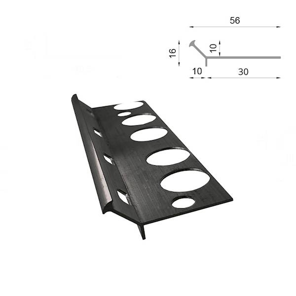 PROFIL PROSTY V 200CM 7024
