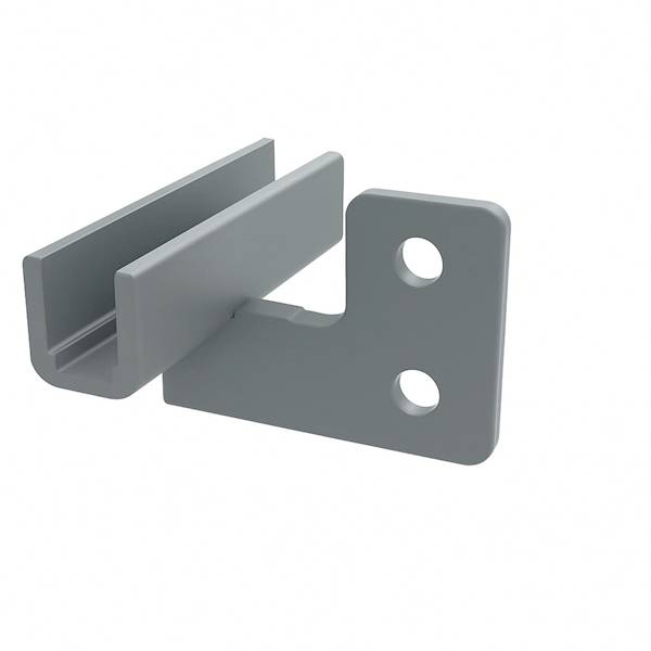 Mocowanie szyby balustrady BS RAL 7037 SZARY