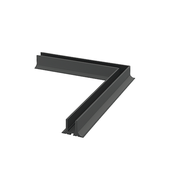 Narożnik zewnętrzny wewnętrzny balustrady BS 90 RAL 7024 GRAFIT