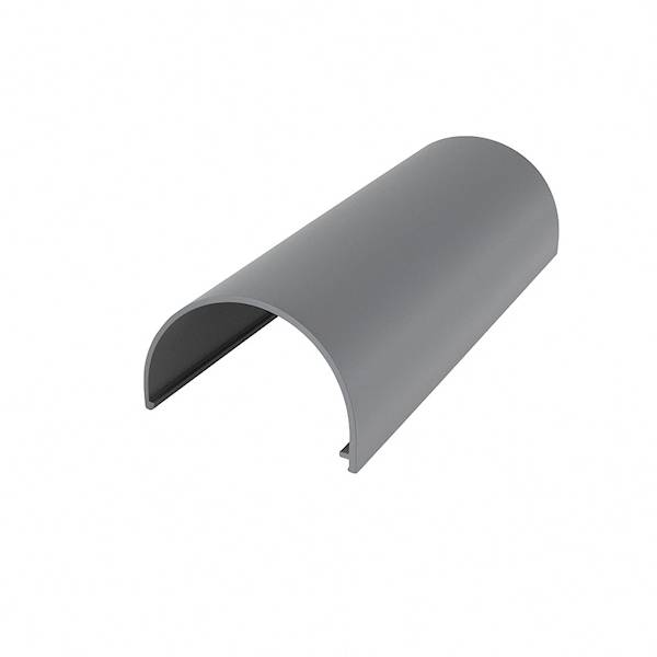 Łącznik maskownicy pochwytu balustrady BS 8 cm RAL 7037 SZARY