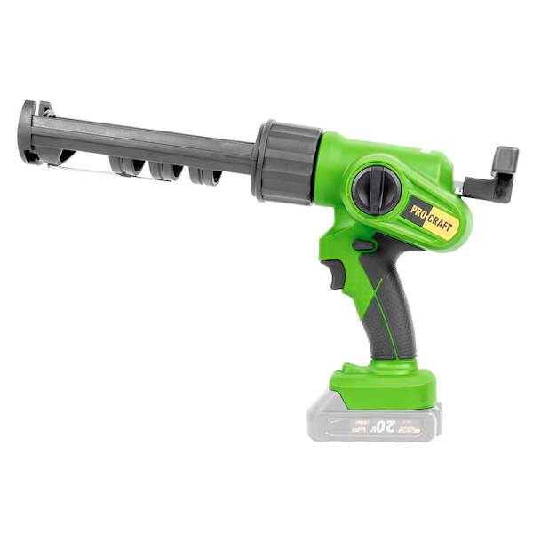 AKUMULATOROWY  PISTOLET DO SILIKONU PROCRAFT PC20(BEZ AKUMULATORA I ŁADOWARKI)