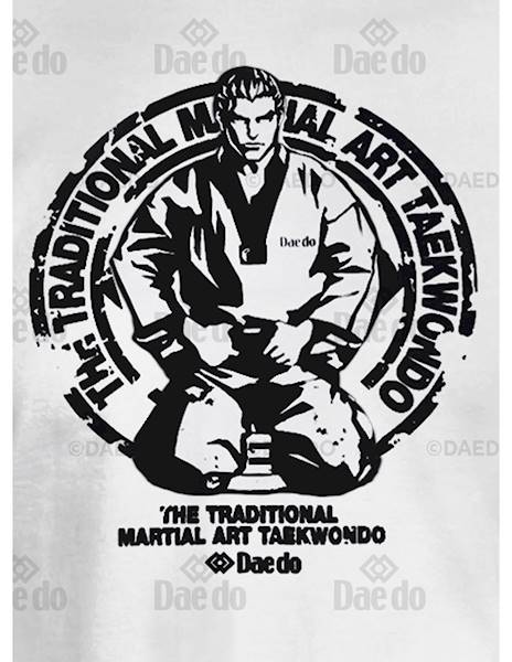 Daedo TKD Traditional t-shirt XL biały
