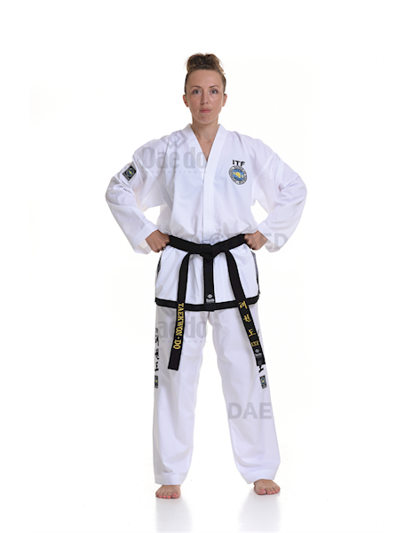 Dobok ITF Approved Black Belt Competition 5/180cm