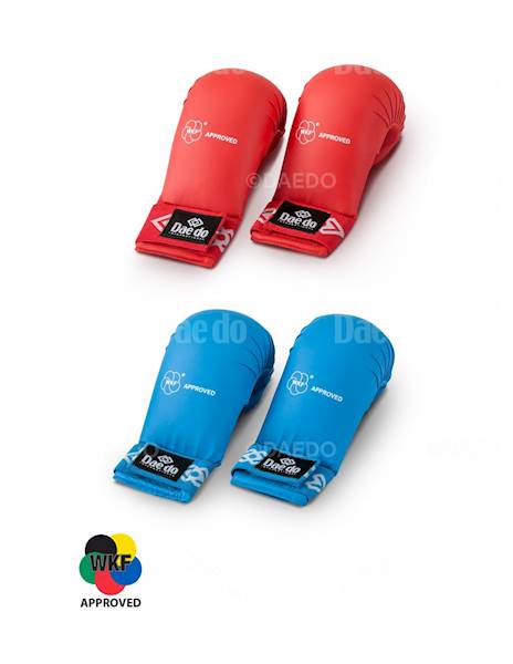 WKF ochraniacz dłoni bez kciuka M niebieski