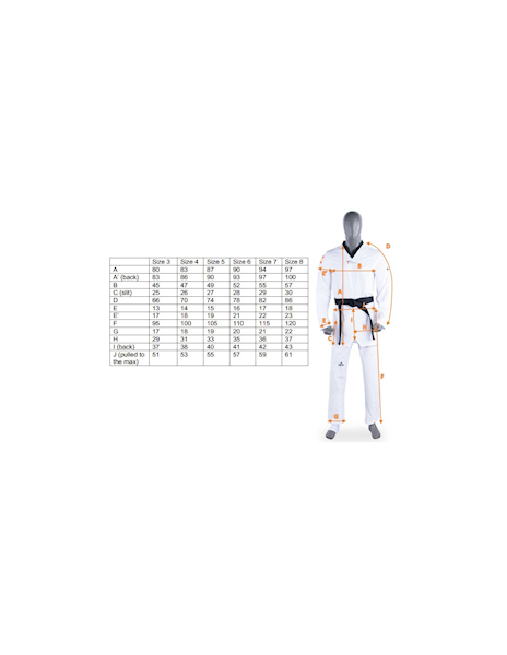 Daedo Dobok WT Uniform Tokyo r. 4/170 cm