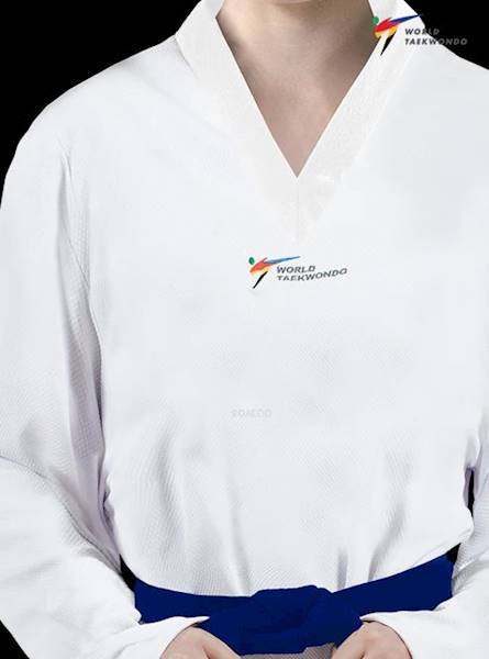 Daedo Dobok WT Uniform biala plisa 3/160 cm