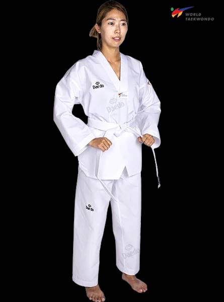 Daedo Dobok WT new biała plisa rozm. 1-140cm