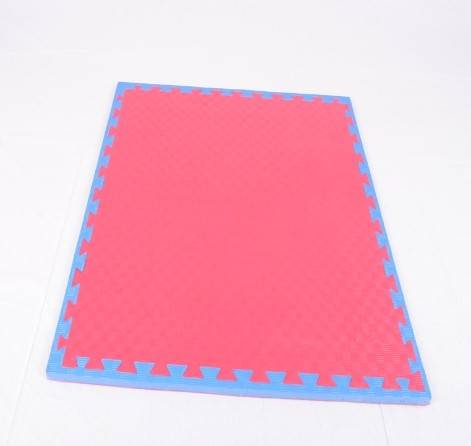Mata Tatami do ćwiczeń (100x100x25mm) Red/Blue