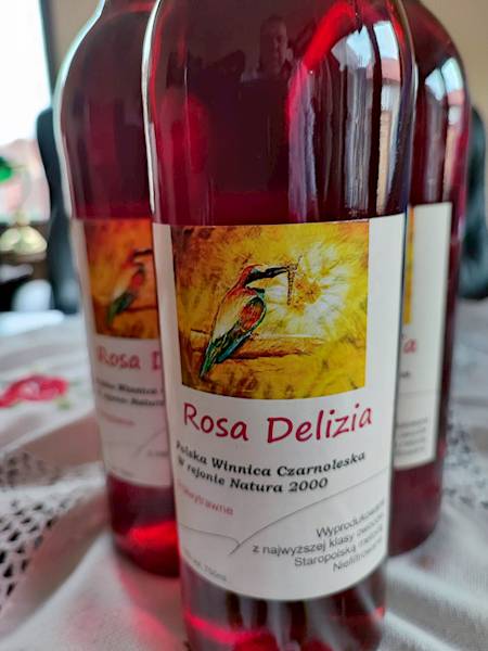 Wino Różowe Półwytrawne Rosa Delizia
