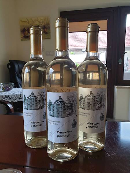 Wino Białe Półsłodkie Wiosenny Poranek 