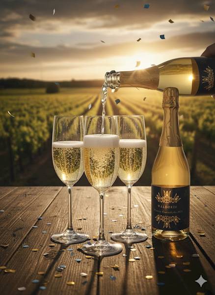 Wino Białe Półsłodkie Musujące