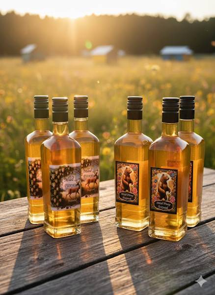 Miód Pitny Wino z miodu Trójniak 