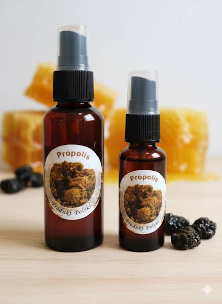 Propolis w Sprayu 10% – Naturalny Antybiotyk 