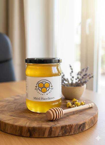 Miód Faceliowy 0,61 kg