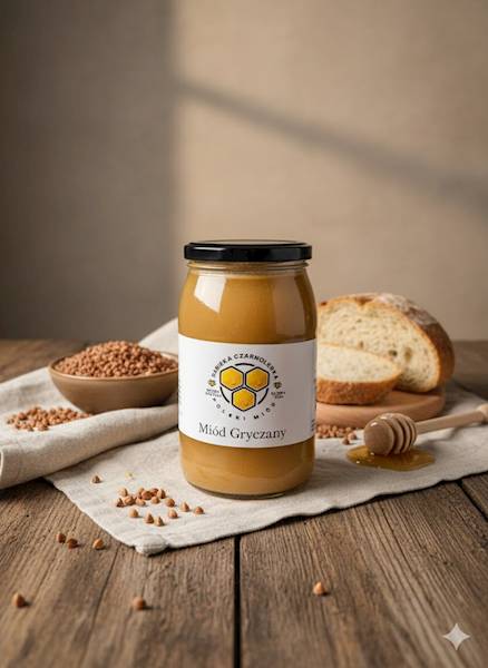 Miód Gryczany 1,2 kg