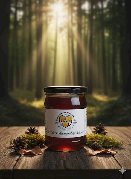 Miód nektarowo- spadziowy  610 g