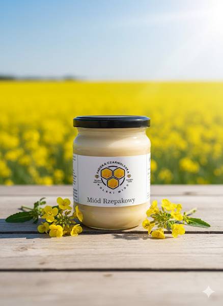 Miód Rzepak 610 g