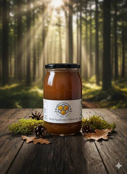 Miód nektarowo-spadziowy 1,2 kg