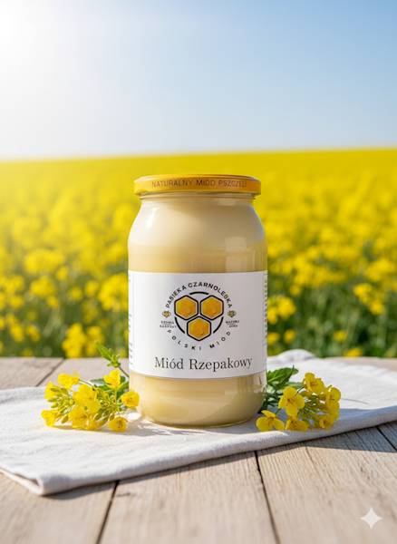 Miód Rzepakowy 1,2 kg