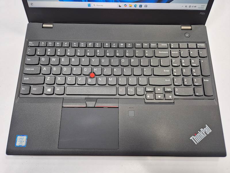 Laptop Lenovo P52s Intel i5 Pamięć 16gb Dysk 256gb ssd Karta graficzna NVidia Quadro P500 Windows Gwarancja