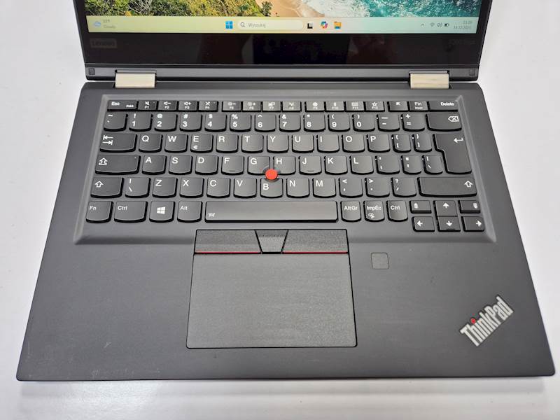 Laptop Lenovo Yoga X390 Intel i7 Pamięc 16gb Dysk 256gb ssd Windows Gwarancja