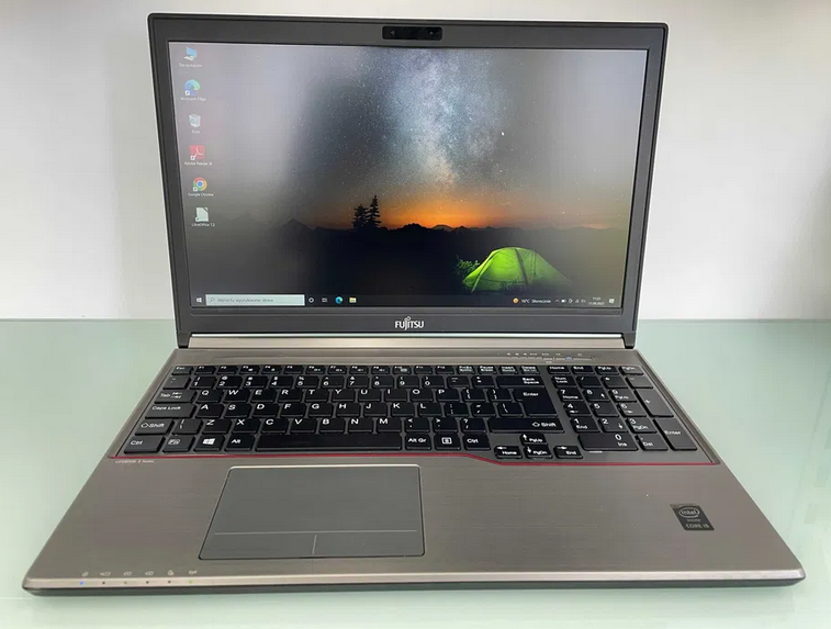 Laptop Fujitsu E756 Intel i5 Pamięć 8gb Dysk 120gb ssd Windows Gwarancja