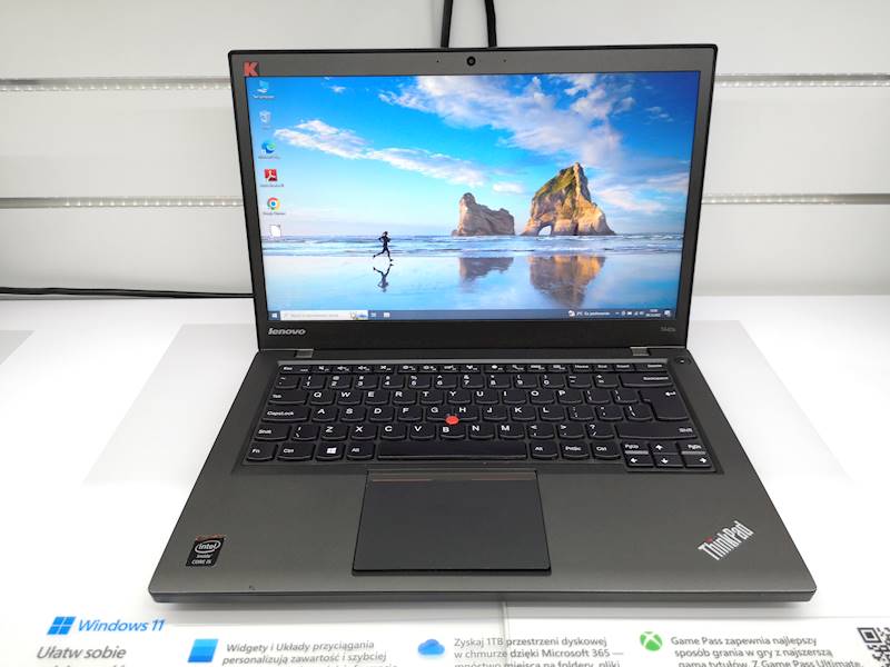 Laptop Lenovo T440 Intel i5 Pamięć 8gb Dsyk 240gb ssd Windows Gwarancja