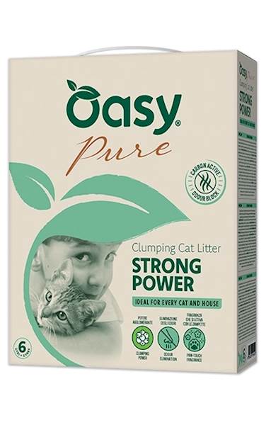 OASY CAT MINERAL PURE STRONG POWER (ŻWIREK) 6L