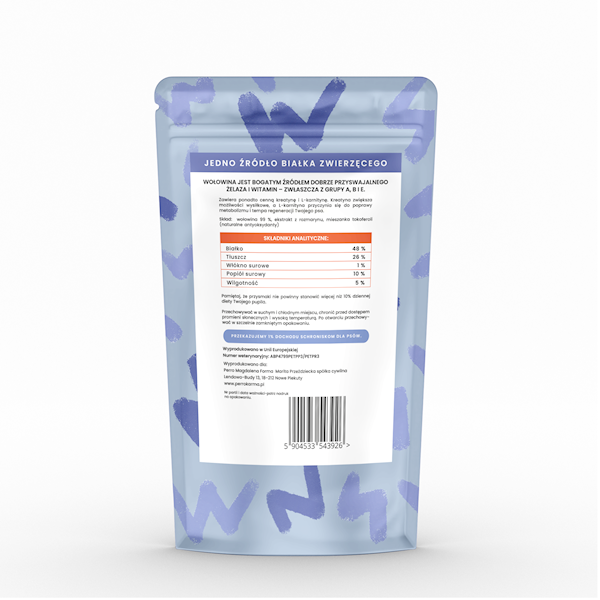 PERRO OCH ACH PRZYSMAKI LIOFILIZOWANE WOŁOWINA 40G