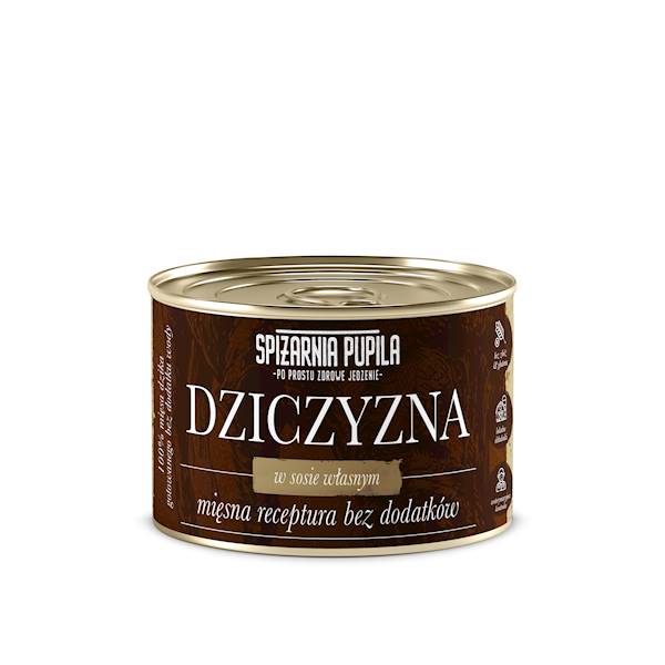 SPIŻARNIA PUPILA 100% DZICZYZNA 410G