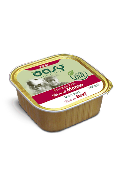 OASY DOG DELIZIOSO PATE WOŁOWINA 150G