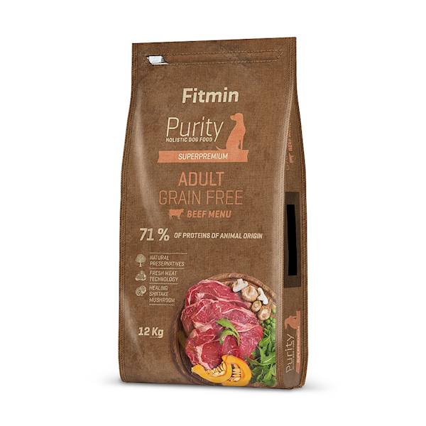 FITMIN DOG PURITY GF ADULT BEEF 12KG