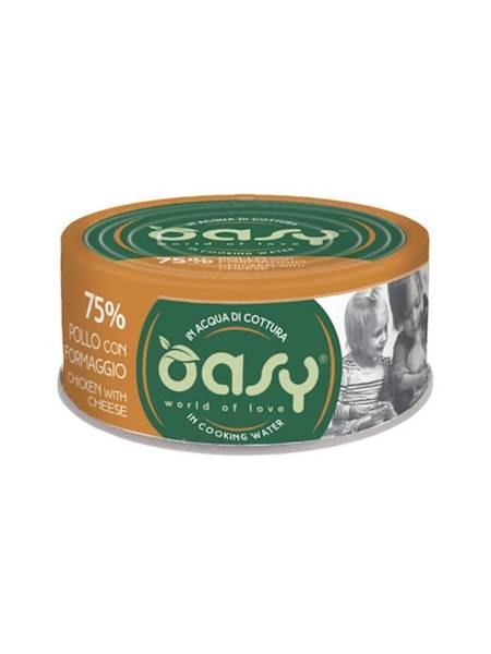 OASY CAT MORE LOVE KURCZAK Z SEREM (PUSZKA) 70G