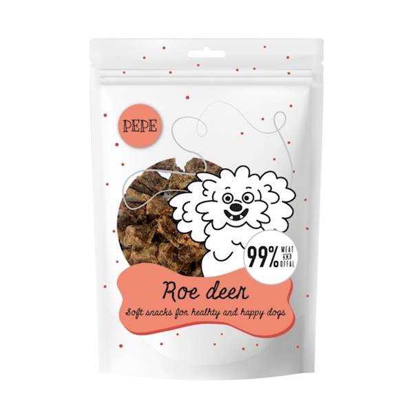 PEPE SOFT SNACKS FOR DOGS ROE DEER (SARNA) 70G