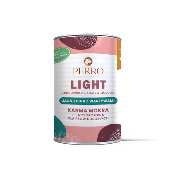 PERRO LIGHT MONOBIAŁKOWA JAGNIĘCINA Z WARZYWAMI 400G