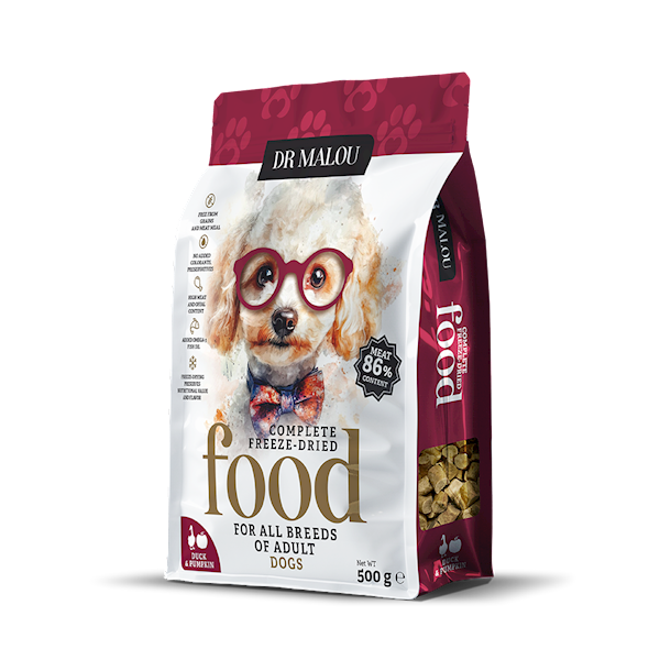 DR MALOU KARMA LIOFILIZOWANA DLA PSA KACZKA Z DYNIĄ 500G