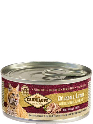 CARNILOVE CAT CAN CHICKEN&LAMB 100G