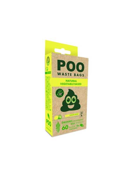 M-PETS POO WASTE BAGS LEMON SCENT (CYTRYNOWE) 4X15SZT