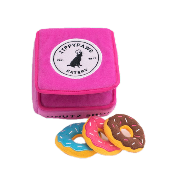 ZIPPY PAWS PLUSZOWA NORKA PUDEŁKO DONUTÓW 