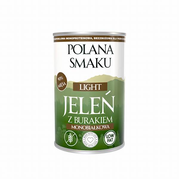 POLANA SMAKU JELEŃ Z BURAKIEM LIGHT 400G