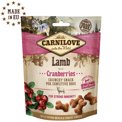 CARNILOVE DOG CRUNCHY SNACK LAMB WITH CRANBERRIES 200G