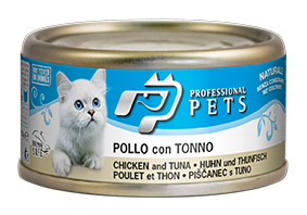 DISUGUAL CAT PROFESSIONAL PET FILETOWA KURCZAK Z TUŃCZYKIEM 70G
