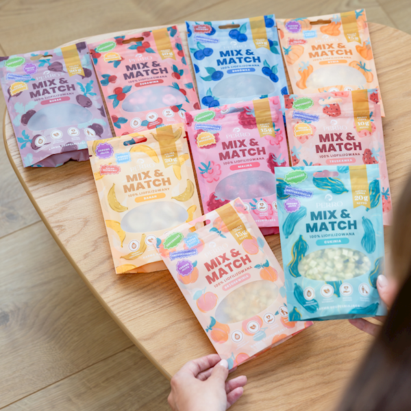 PERRO MIX&MATCH PRZYSMAKI LIOFILIZOWANE TRUSKAWKA 10G