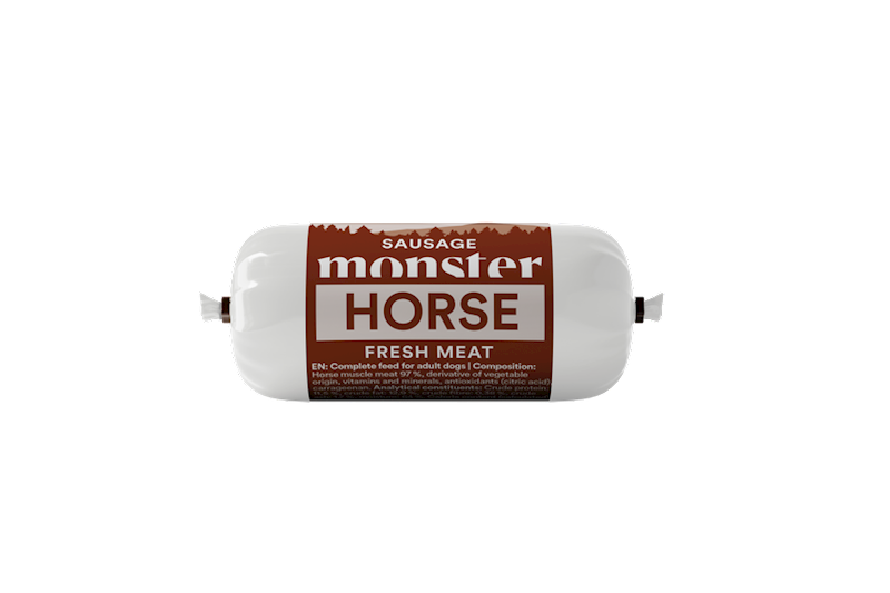 MONSTER DOG SAUSAGE HORSE (KIEŁBASKA Z KONINY) 80G