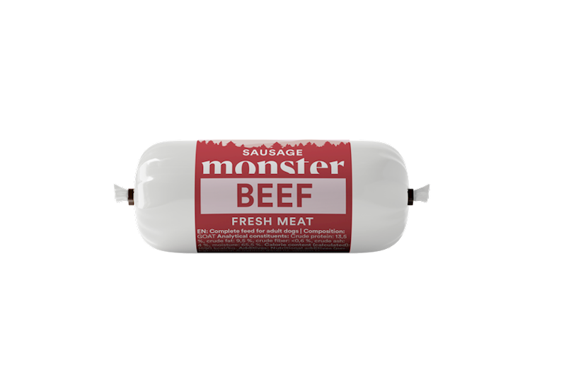 MONSTER DOG SAUSAGE BEEF (KIEŁBASKA Z WOŁOWINY) 80G