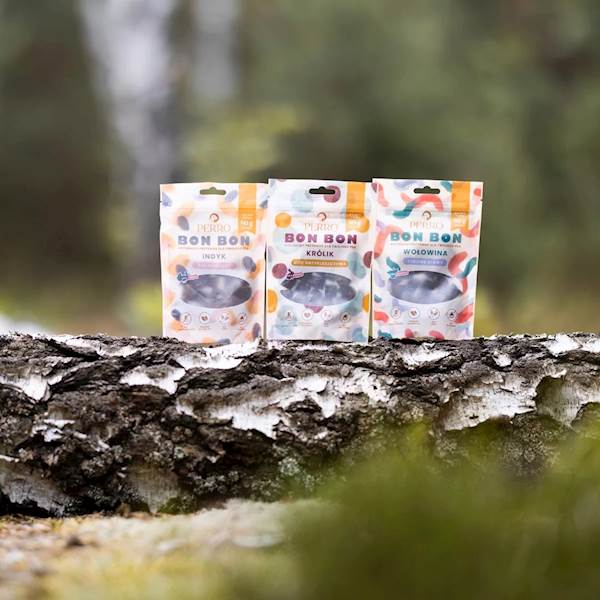 PERRO BON BON INDYK (PIĘKNA SIERŚĆ) 80G